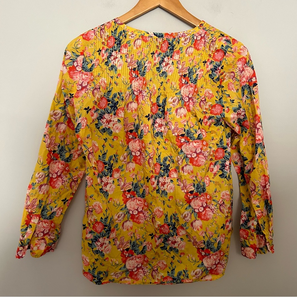 J. Crew x Liberty London Popover Floral Blouse - Picture 8 of 8